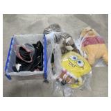 Tote of Car Tracks / Stuffed Animals