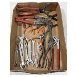 Box of Wrenches / Pliers / Vise Grips