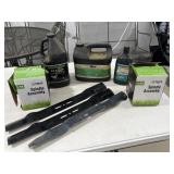 Bar Oil / Lawnmower Blades / Spindle Assemblies