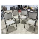 4 Metal Patio Chairs