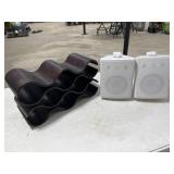 2 Vidsonix Speakers / Wine Rack