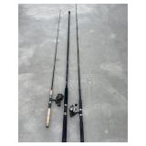 3 Fishing Rods / Reels