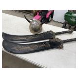 Metal Viking Helmet / Foam Swords