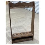 Antique Wooden Gun Rack
