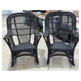 2 Wicker Rocking Chairs