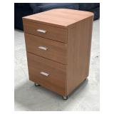 Rolling 3 Drawer Cabinet