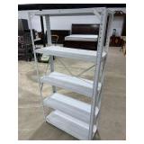 White Metal Storage Rack