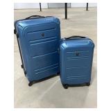 2 Tag Rolling Suitcases