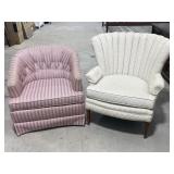 2 Vintage Accent Chairs