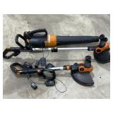 Worx Battery Powered Weed Eater / Edgers / Leaf