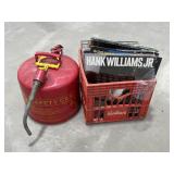 Crate of Records / Gas Can