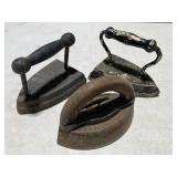 3 Vintage Irons