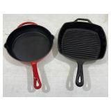 2 Cast Iron Skillets
