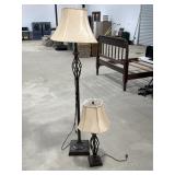 2 Lamps (condition unknown)