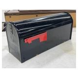 Black Metal Mailbox