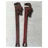 2 Pipe Wrenches