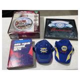 Truck Clock / Budweiser Sign / Manual / Napa Hats
