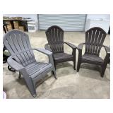 3 Outdoor Chairs
