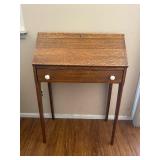 Antique Petite Drop Front Secretary Desk