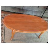 Oval Oak Coffee Table