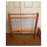Oak Quilt Rack