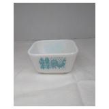 Vintage Turquoise Pyrex Refrigerator Dish