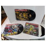 (3) Original IRON MAIDEN Record LP's