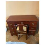 Small Chippendale Writing Desk & Chair
