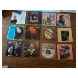 12pc Country Music Records - Waylon, Willie, Kenny
