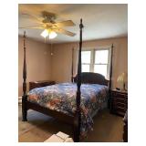 Traditional Queen 4-Poster Bed