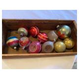 Box of Vintage Christmas Ornaments