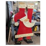 Wooden Santa Lawn Decor