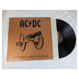 AC/DC For Those About To Rock Record LP