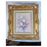 Gold Frame Painting of Roses