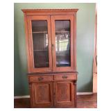 Antique 20's 30's Hutch Cabinet