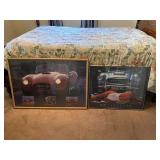 2 Vintage Race Car Posters