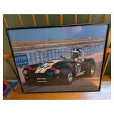 Large 1962 AC Cobra Racing Print