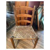 Ladderback Rush Seat Chair