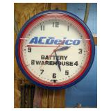 AC Delco Wall Clock