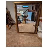 Tall Gold Framed Mirror
