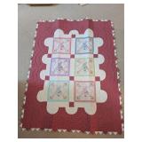 Sunbonnet Sue Baby Quilt - Handmade!