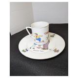 Gasoline Alley Plate & Cup - Czechoslovakia