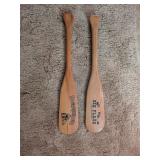 Pair Souvenir Oar Paddles Six Flags & Dogpatch USA