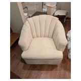 Shell Shape Swivel Occassional Chair