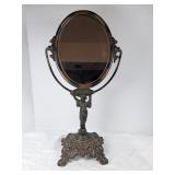 16" Art Nouveau Geisha Woman Vanity Mirror
