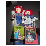 Raggedy Ann & Andy Dolls & Books