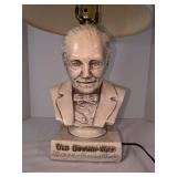 Old Grand-Dad Head of Bourbon Family Lamp