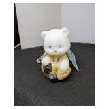 Fenton Favrene 1991 Satin Glass Bear