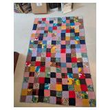 Handmade Patchwork Quilt - Vintage