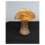 Imperial Marigold Glass Jack In The Pulpit Vase